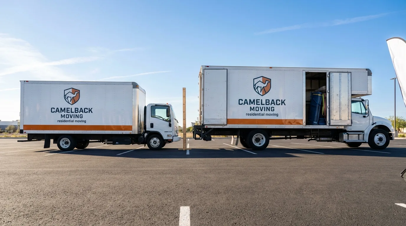 Moving truck size capacity guide in East Quogue